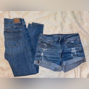 AE shorts & jegging 2 for 1